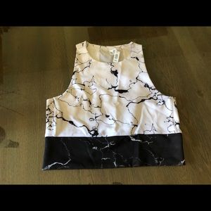 Adidas marble sports bra tank like new size M